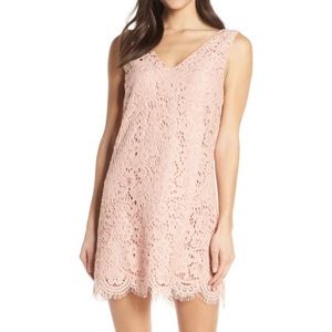 BB Dakota V-Neck Lace Shift Dress